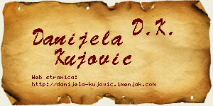 Danijela Kujović vizit kartica
